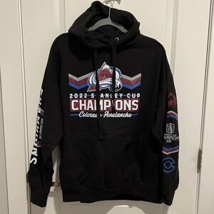 XL Colorado Avalanche Stanley cup champs 2022 black sweatshirt